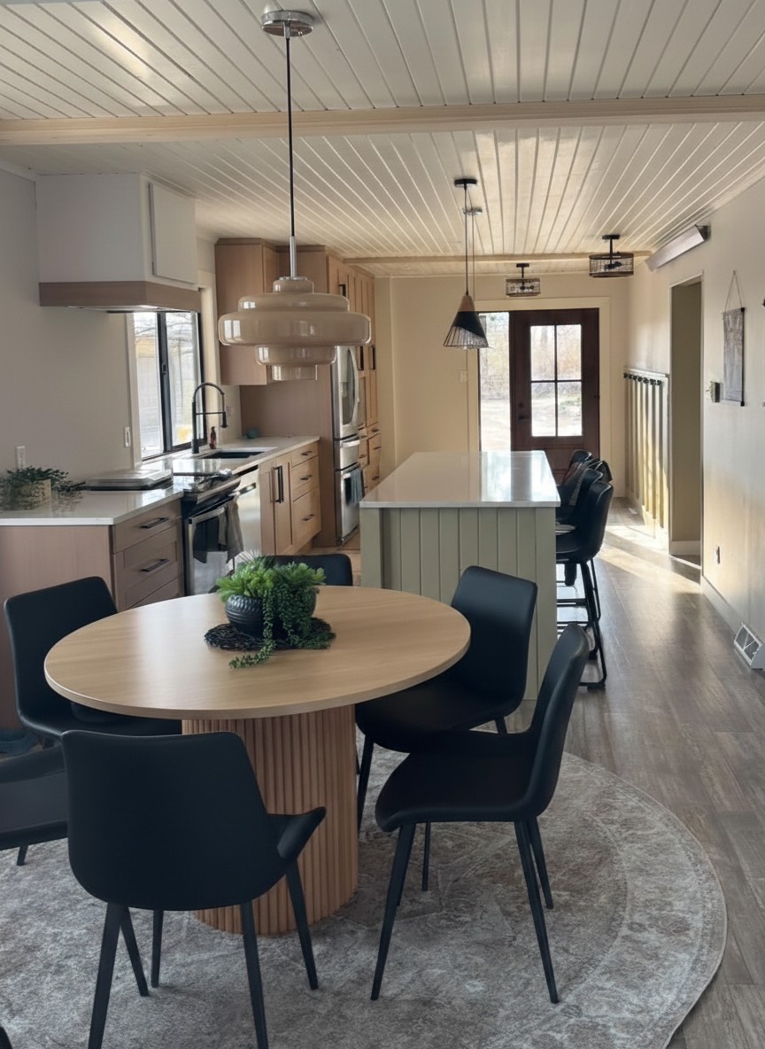 Customer home photo with Koloro pendant light