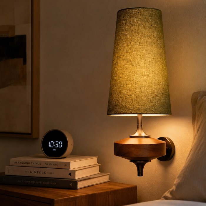 warm-led-bulb-filtered-through-fabric-shade-texture
