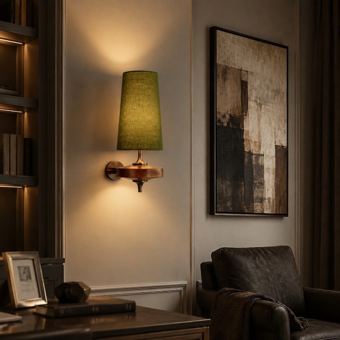 anti-glare-fabric-shade-sconce-lighting