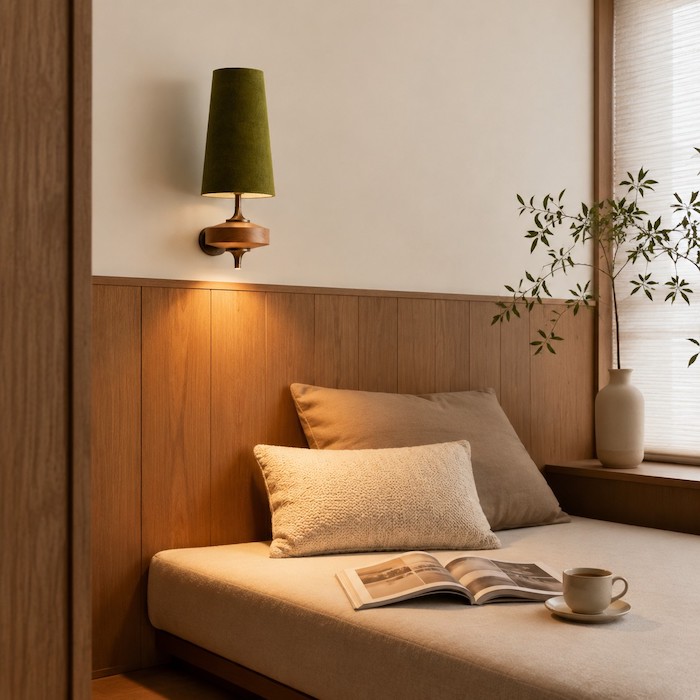single-reading-sconce-compact-guest-room