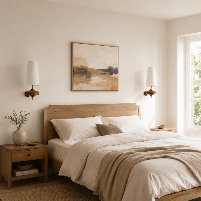 scandi-bedroom-hardwired-wall-lamps