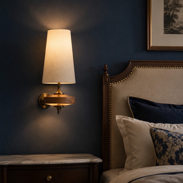 wood-and-fabric-sconce-material-balance-in-luxury-bedroom