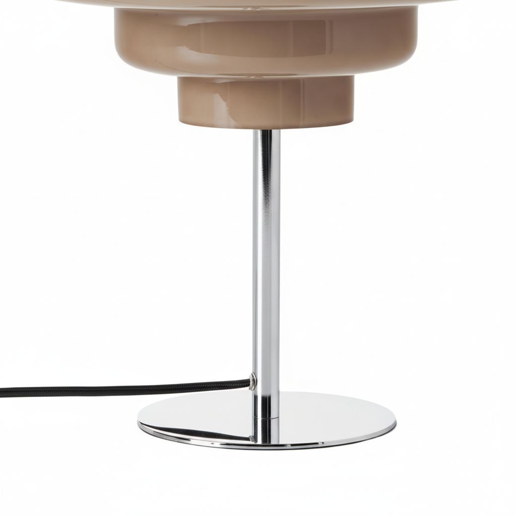 Koloro table lamp chrome base and cable