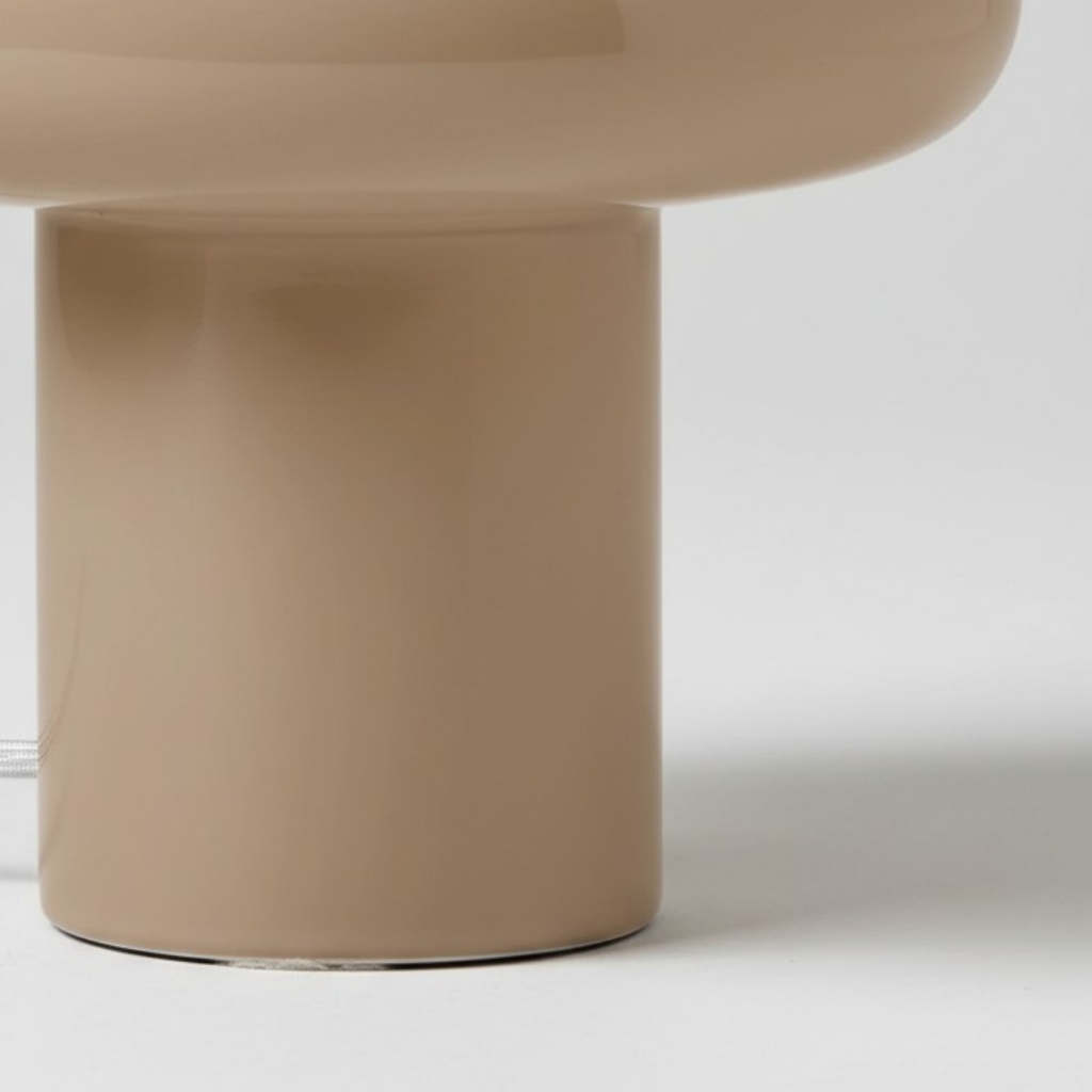 Small Opal Table Lamp close-up base detail