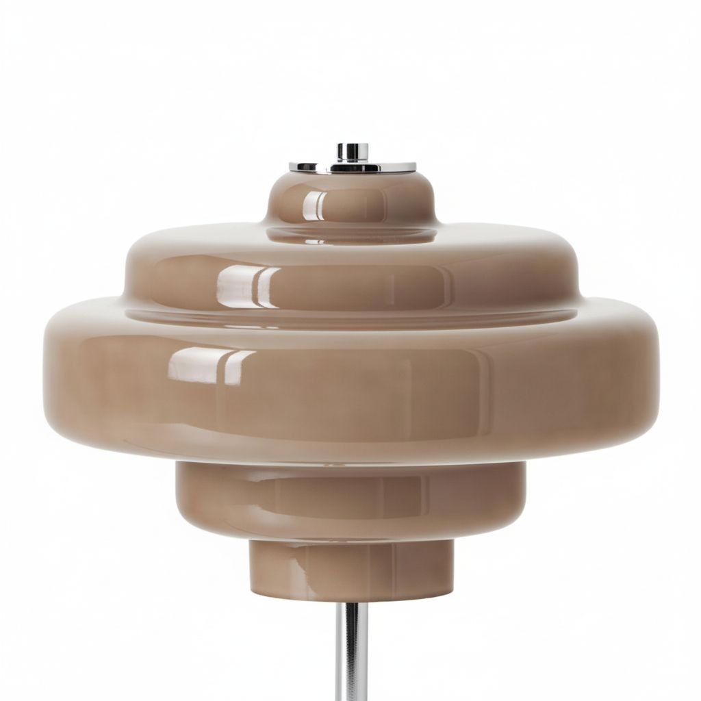 Koloro lamp glossy tiered glass shade