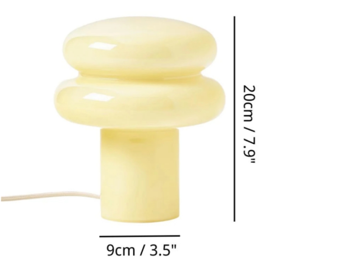 Small Opal Table Lamp size diagram