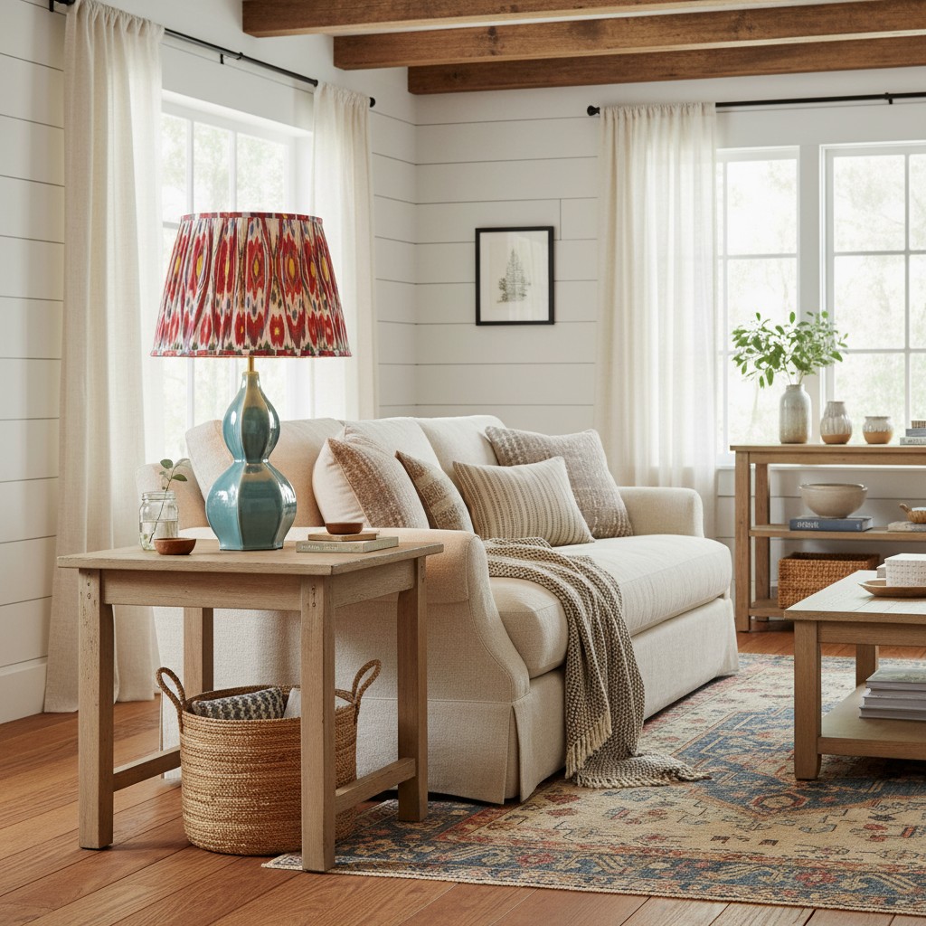 Thalune lamp in a cozy living room scene