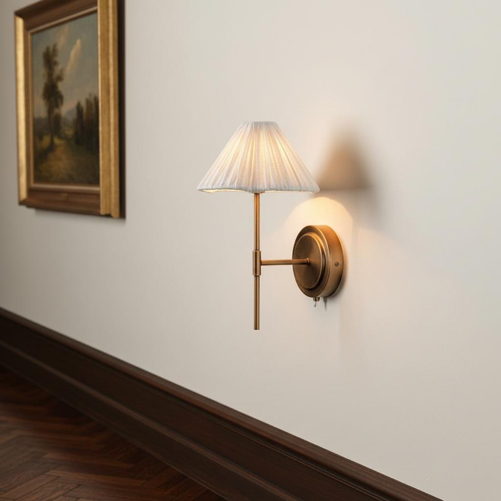 Lindi wall light in hallway scene