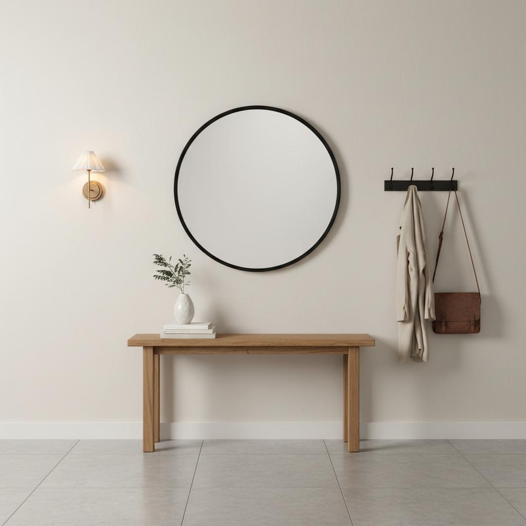 Lindi wall light in entryway scene