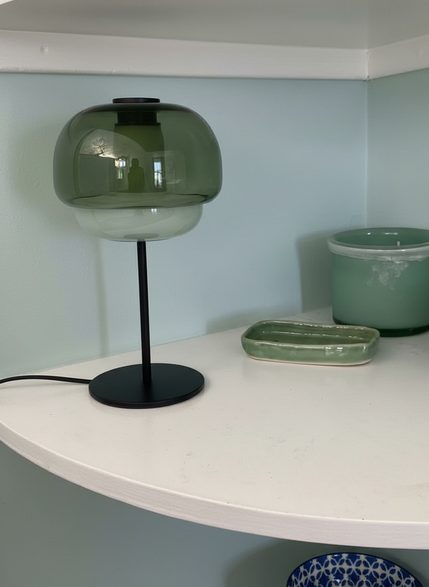Customer photo of green Clinco table lamp