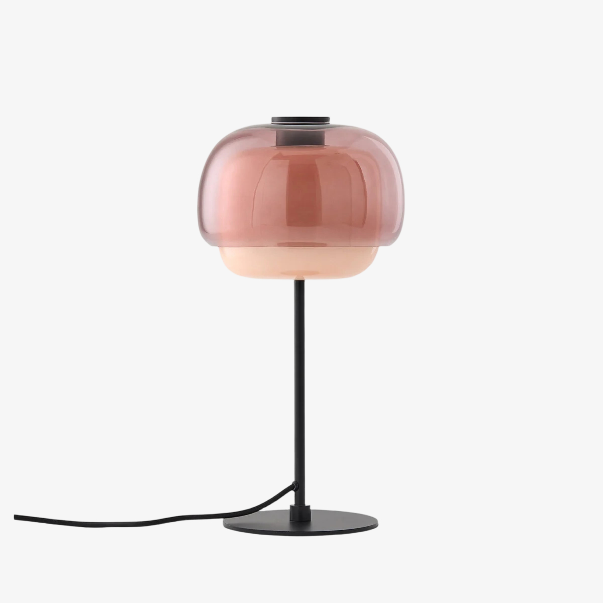 Pink Clinco glass table lamp
