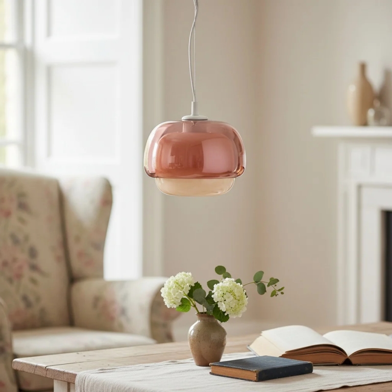 Clinco pendant near a reading chair