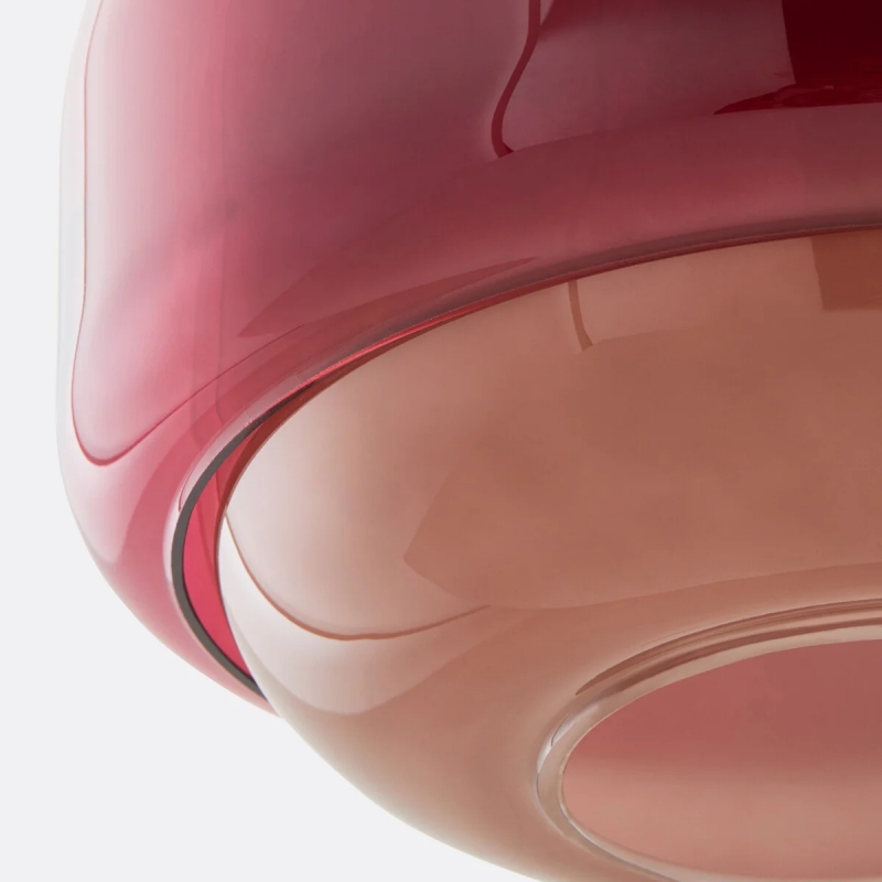 Clinco colored glass shade detail
