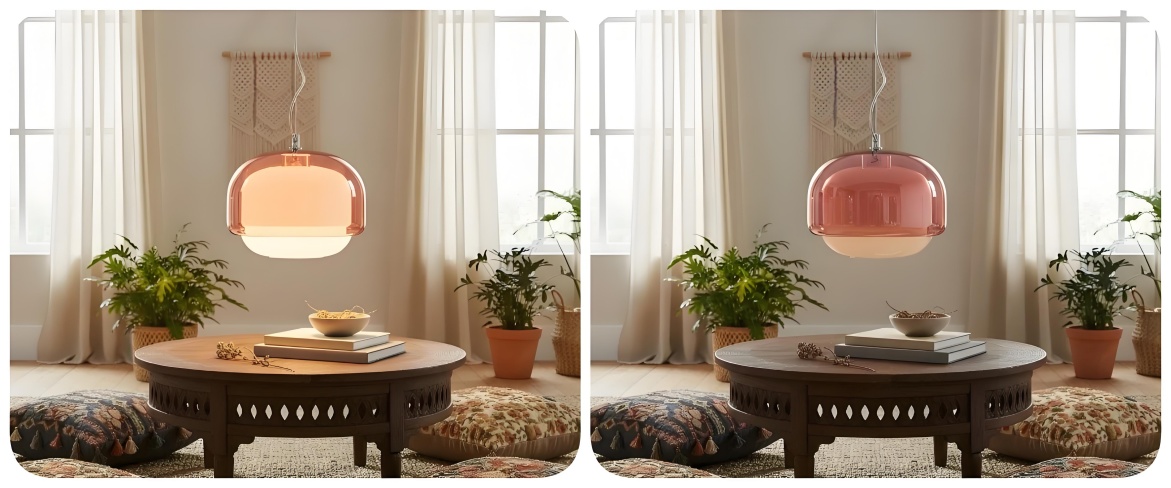 Clinco pendant lighting effects comparison