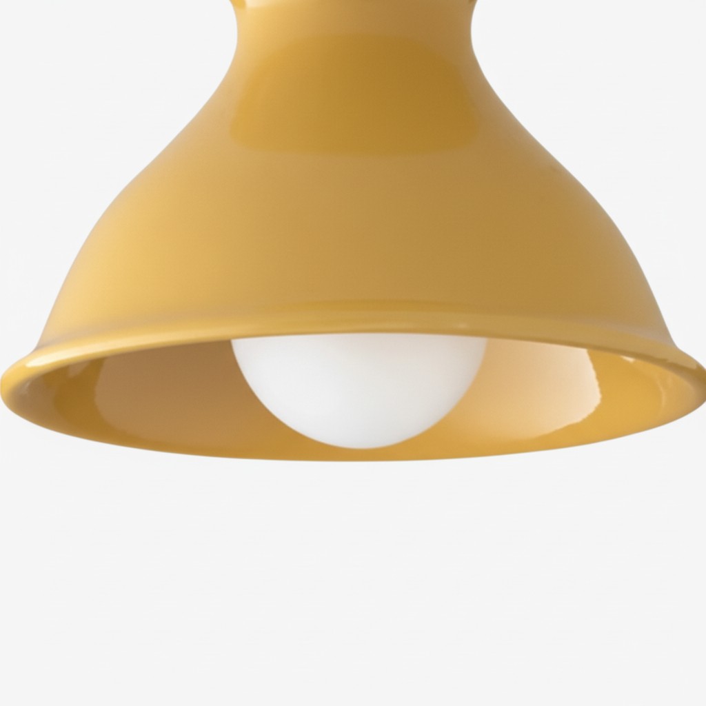 Dravin ceramic ceiling light bulb opening detail