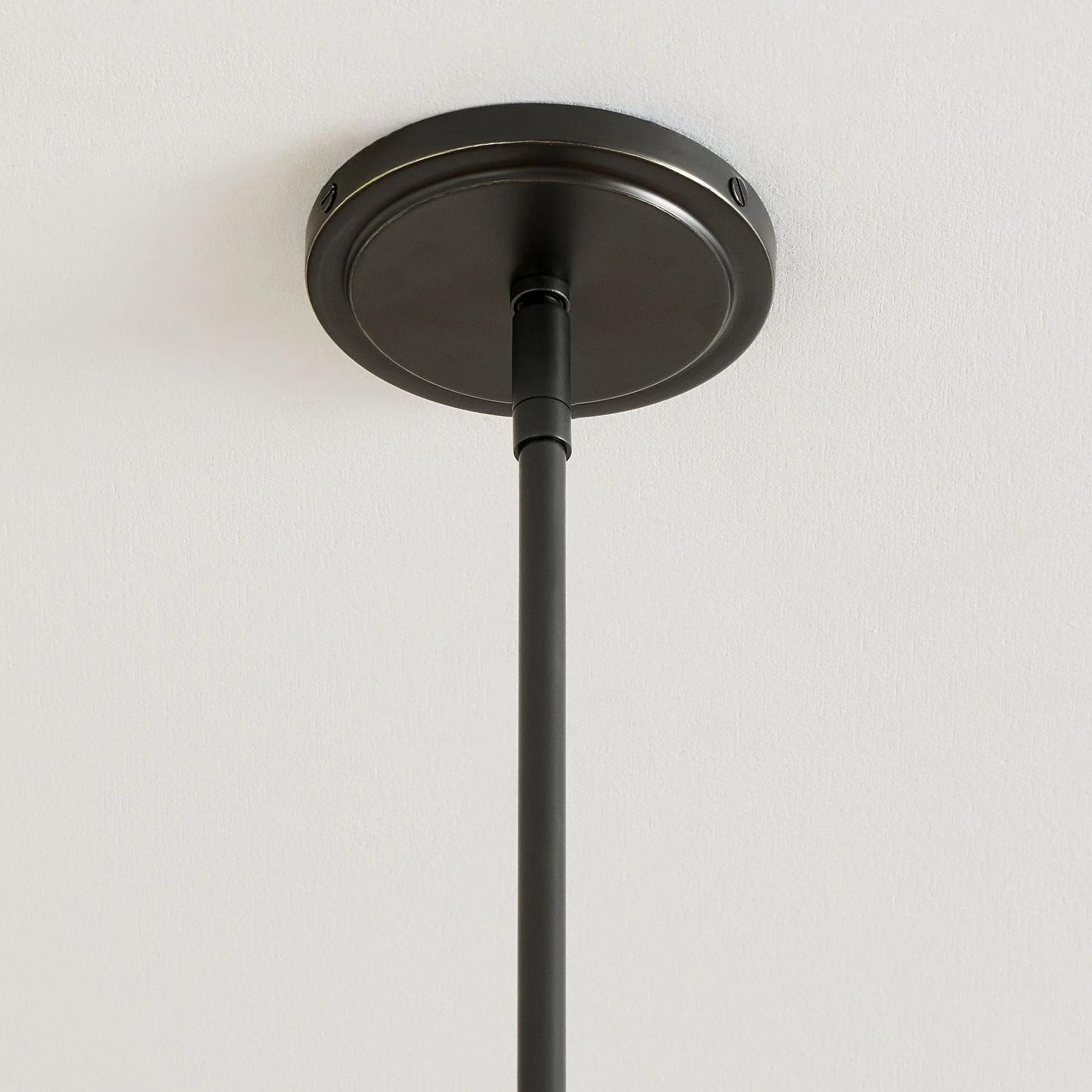 Pendant ceiling canopy detail