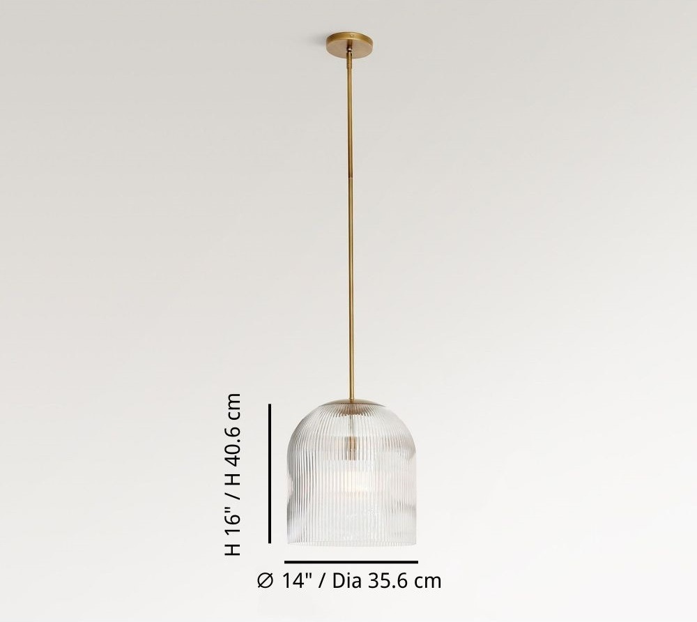 Bravira 14 inch pendant dimensions