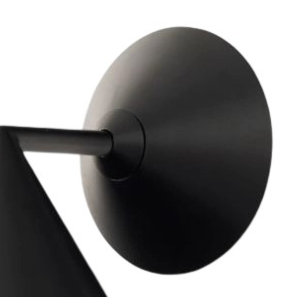 Brivana wall lamp round wall plate and shade