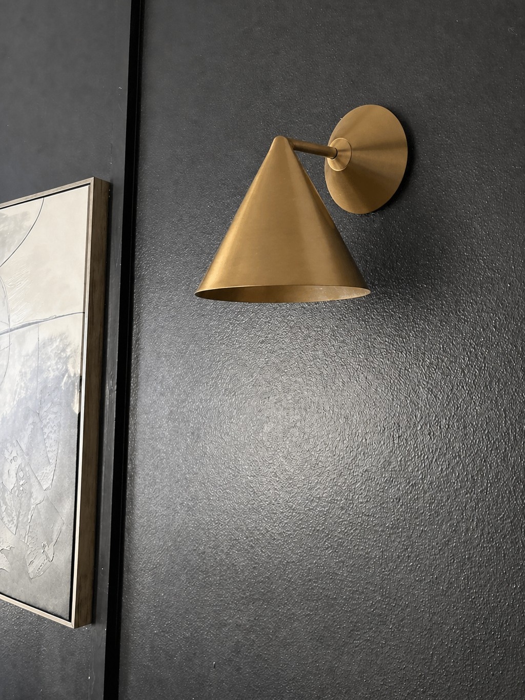 Customer photo of champagne Brivana wall lamp