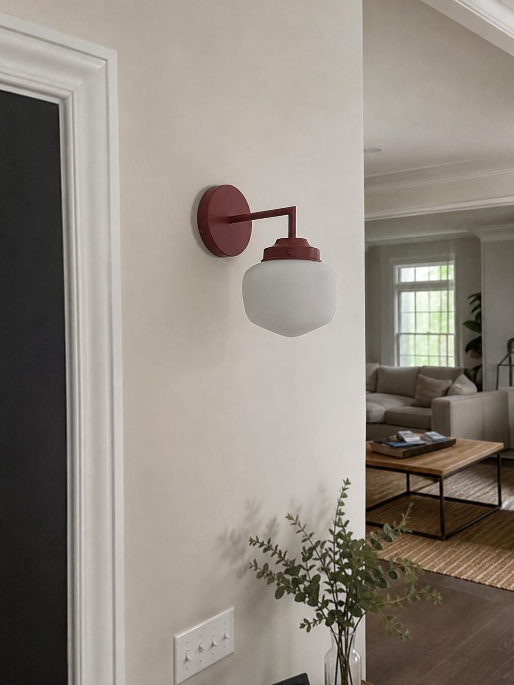 Customer photo of Opalume wall sconce