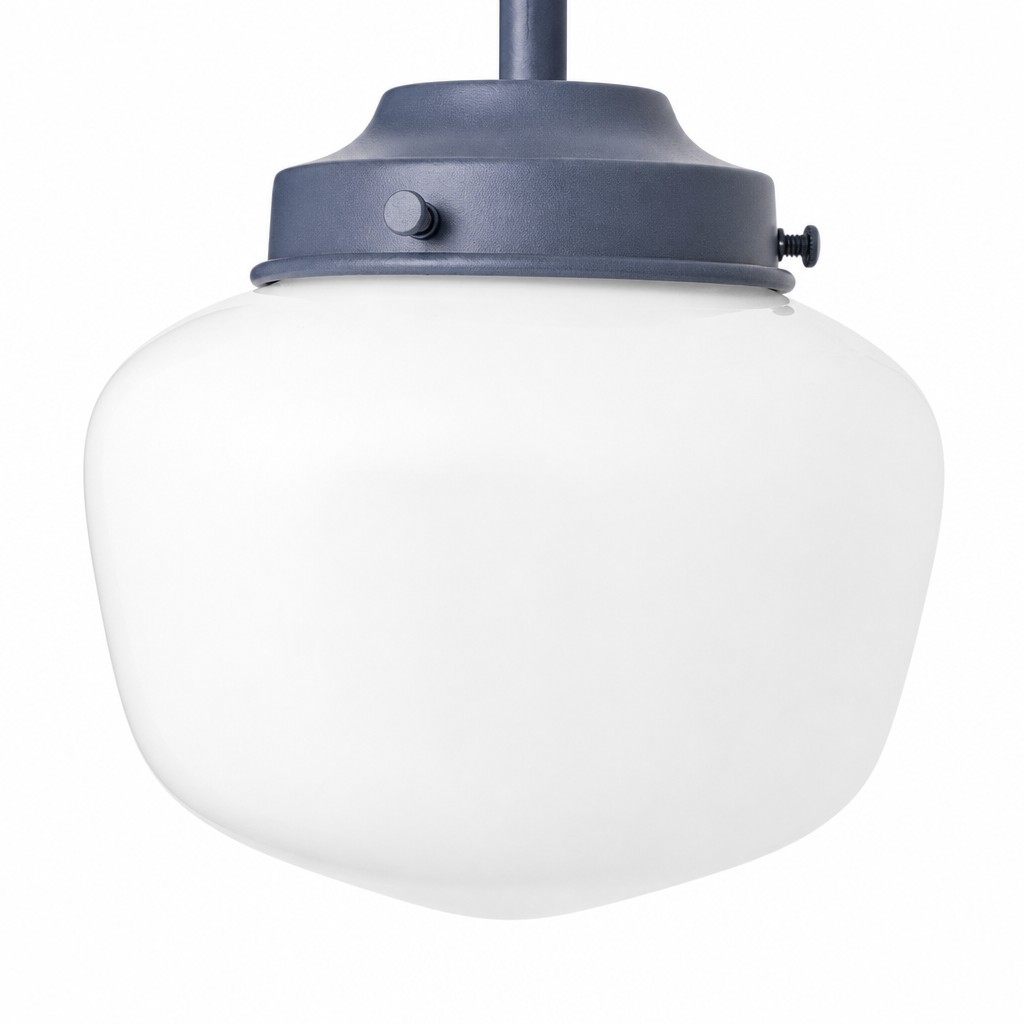 Opalume opal glass shade detail