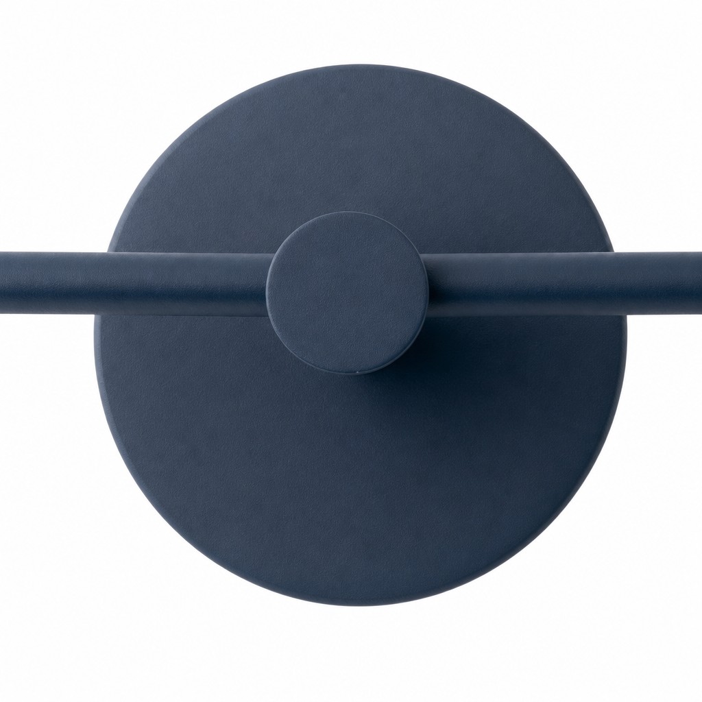 Opalume wall sconce round backplate detail