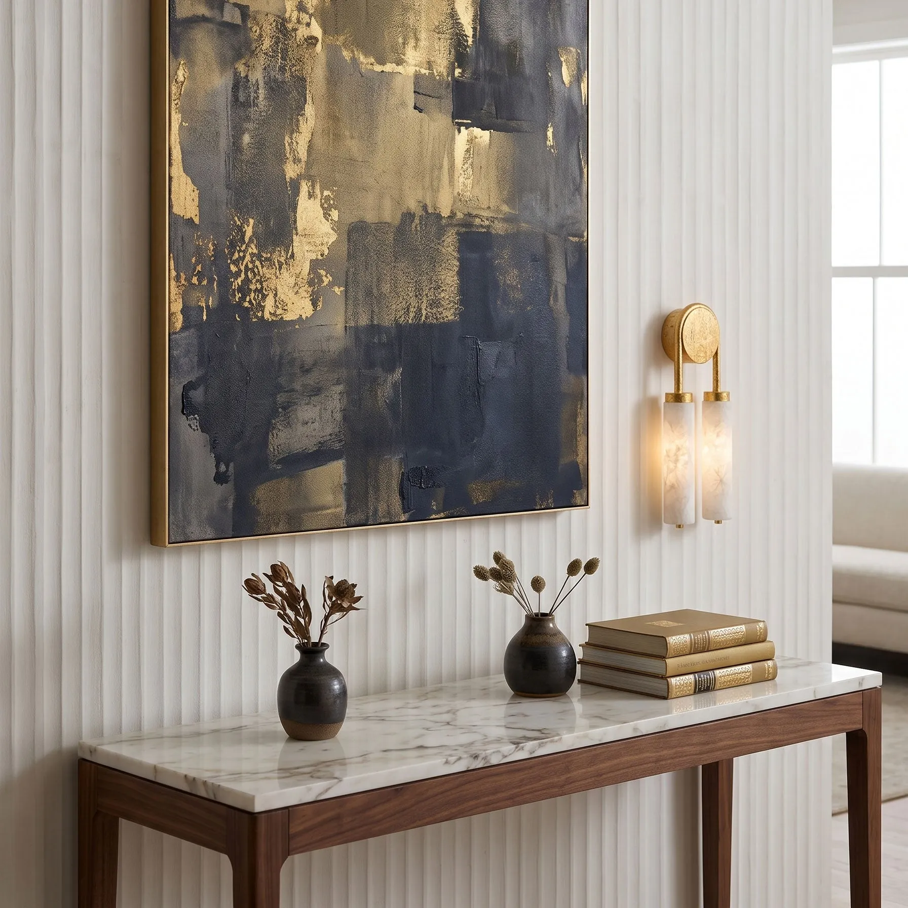 Finnian Minimalist Double Wall Sconce