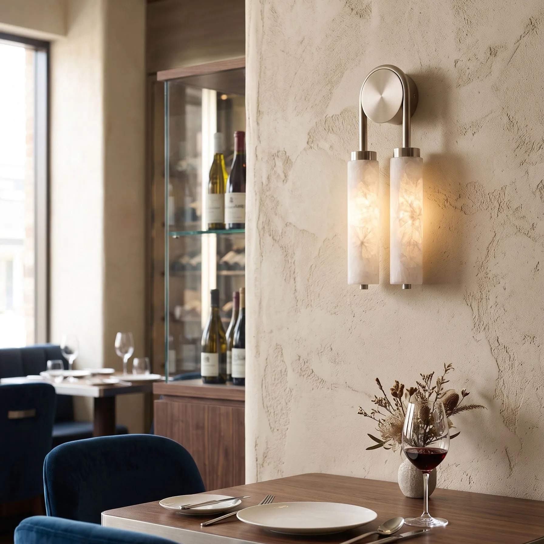 Finnian Minimalist Double Wall Sconce