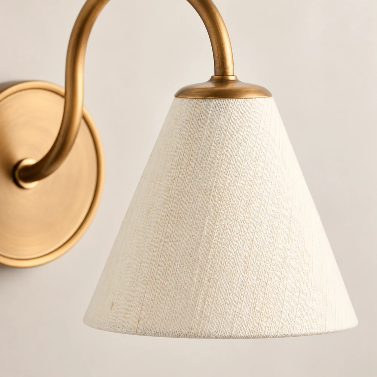 Generated close-up of the Anais fabric texture and shade edge